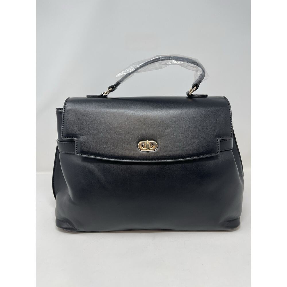 Cavalli Class Tatianal Large Top Handle Bag Black Dr. Bag Retail $118.00 - Picture 3 of 12